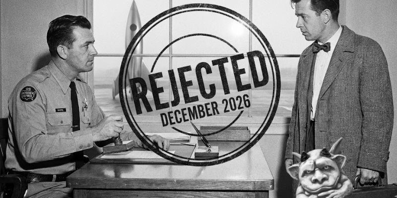 Rejected, Image AI Generated (by Gemini + GIMP)