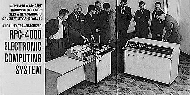 Pubblicità del computer RPC-4000, 1960